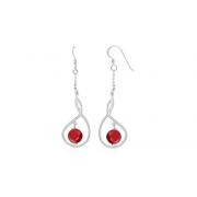 Round Other Bead Party Earrings Sterling Silver